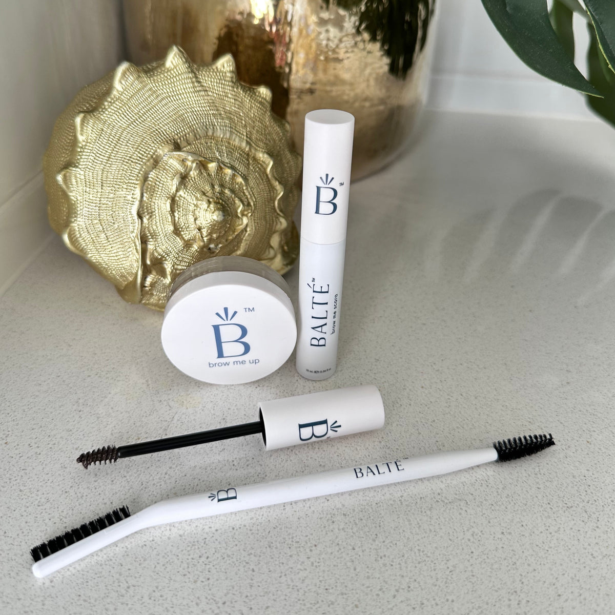 Amanda Bundle | Volumizing Brow Wax + Thickening Tinted Brow Gel + Dual Brow Brush