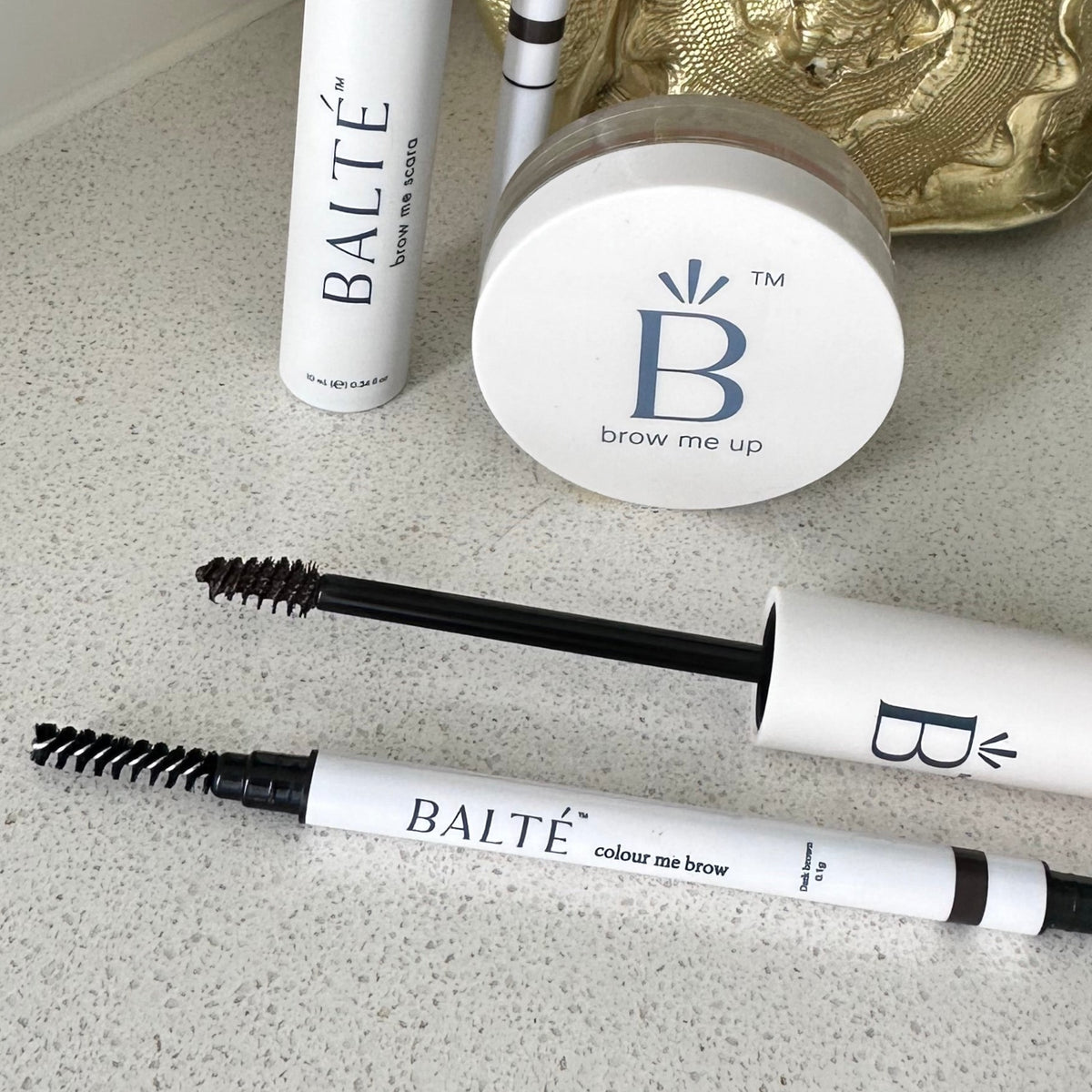 Rosie Bundle | Volumizing Brow Wax + Thickening Tinted Brow Gel + Ultra Fine Brow Pencil