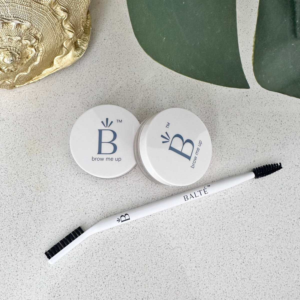 Luna Duo | Volumizing Clear Brow Wax 30g + Dual Brow Brush